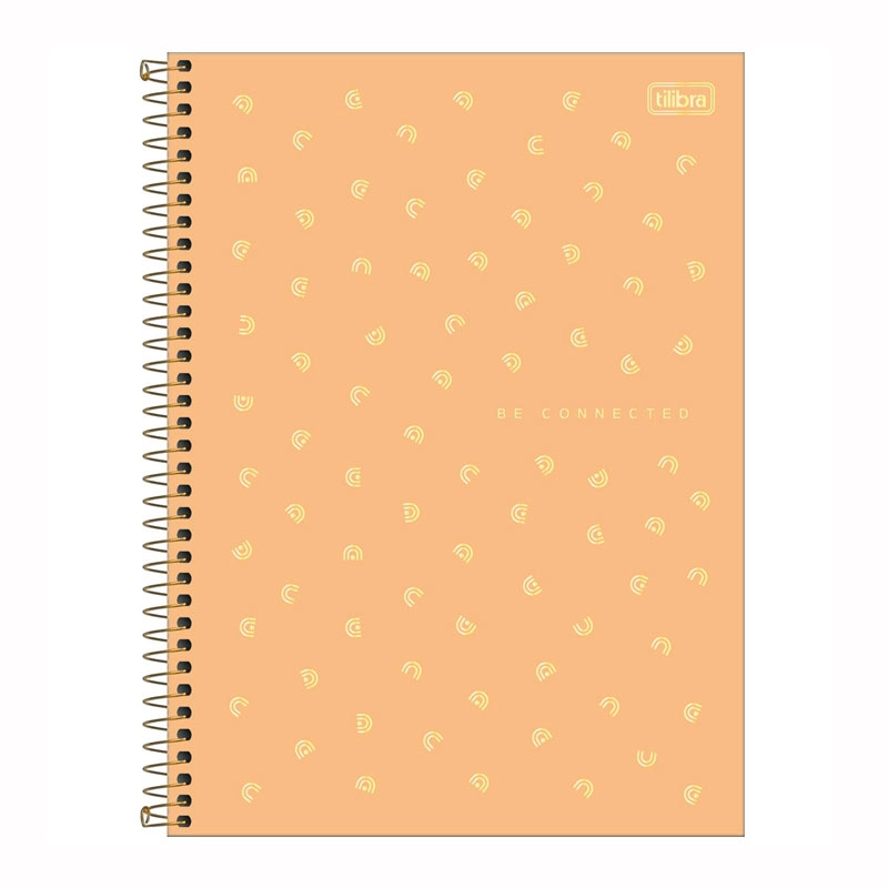Caderno espiral capa dura universitário 1x1 80 folhas Neon Feminino Connect - Capa 3 - Tilibra