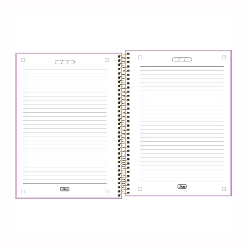 Caderno espiral capa dura universitário 1x1 80 folhas Neon Feminino Connect - Capa 4 - Tilibra