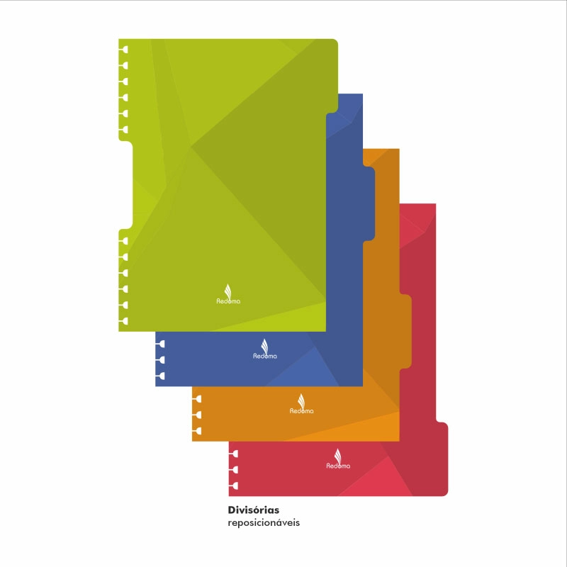 Caderno espiral capa dura médio 80 folhas Prime Office - Capa 1 - Redoma