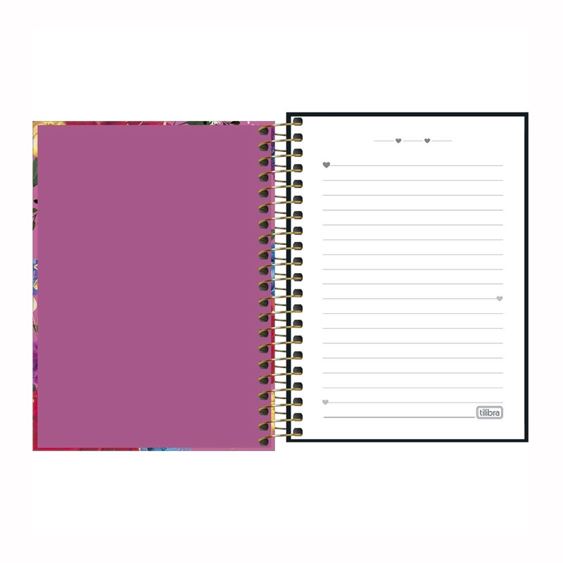 Caderneta espiral capa dura 1/8 Le Vanille 80 folhas - Capa 1 - Tilibra	