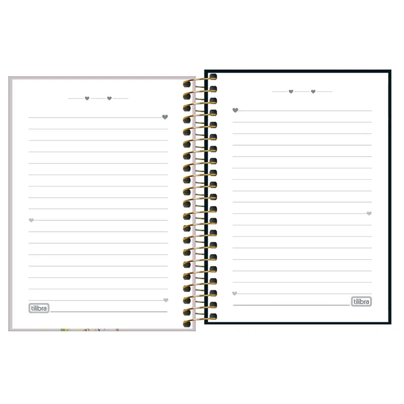 Caderneta espiral capa dura 1/8 Le Vanille 80 folhas - Capa 1 - Tilibra	
