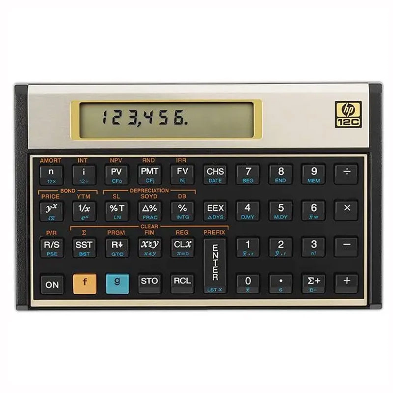 Calculadora financeira 12C Gold tradicional - HP