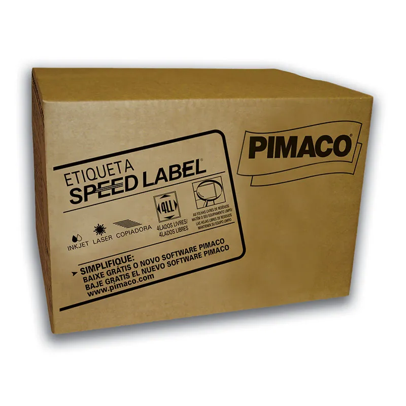 Etiqueta laser Speed Label SL61080 c/ 1000 fls - Pimaco