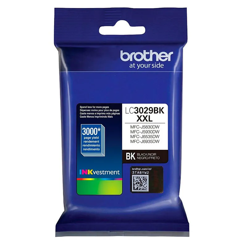 Cartucho Brother LC3029BK - preto 3.000 páginas