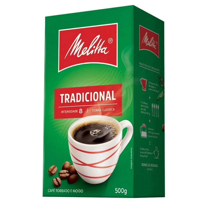 Café em Pó Tradicional 500g vácuo - Melitta