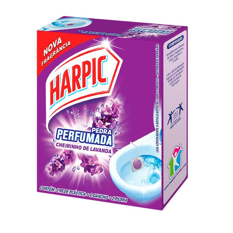 Harpic Pedra sanitária aroma plus Lavanda 20g - Reckitt Benckiser