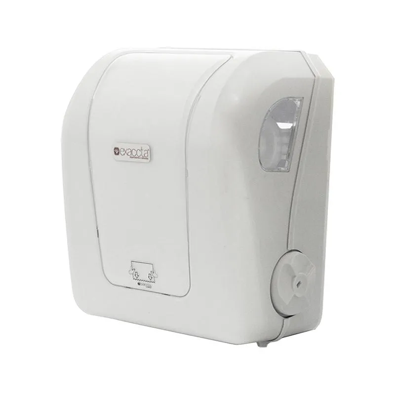 Toalheiro para papel toalha bobina Puxe e Corte - E-DPCM007 - Branca - Exaccta