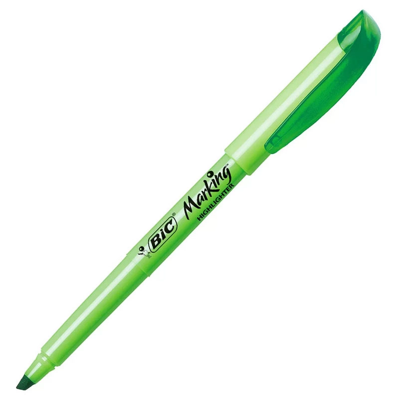 Pincel marca texto Marking Verde com 1 unidade - Bic