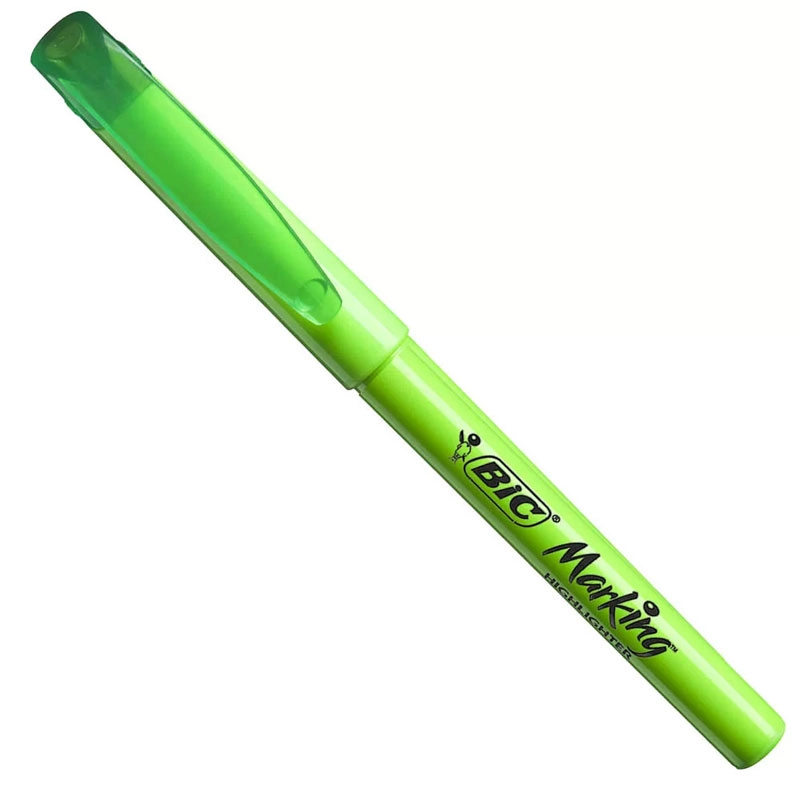 Pincel marca texto Marking Verde com 1 unidade - Bic