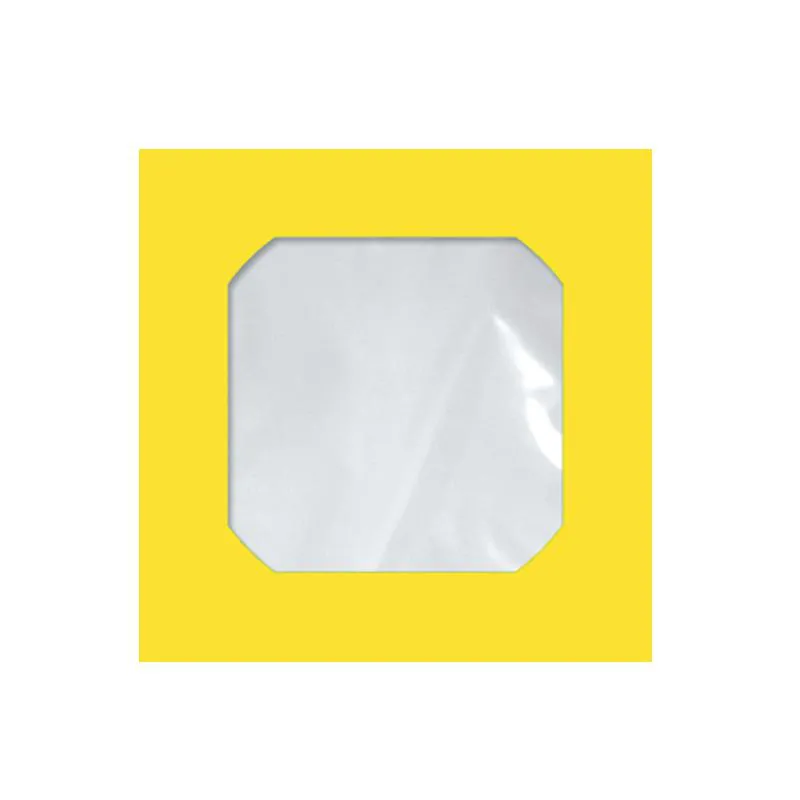 Envelope saco c/janela p/CD amarelo Cmd105 125x125mm blister - com 25 unidade - Scrity