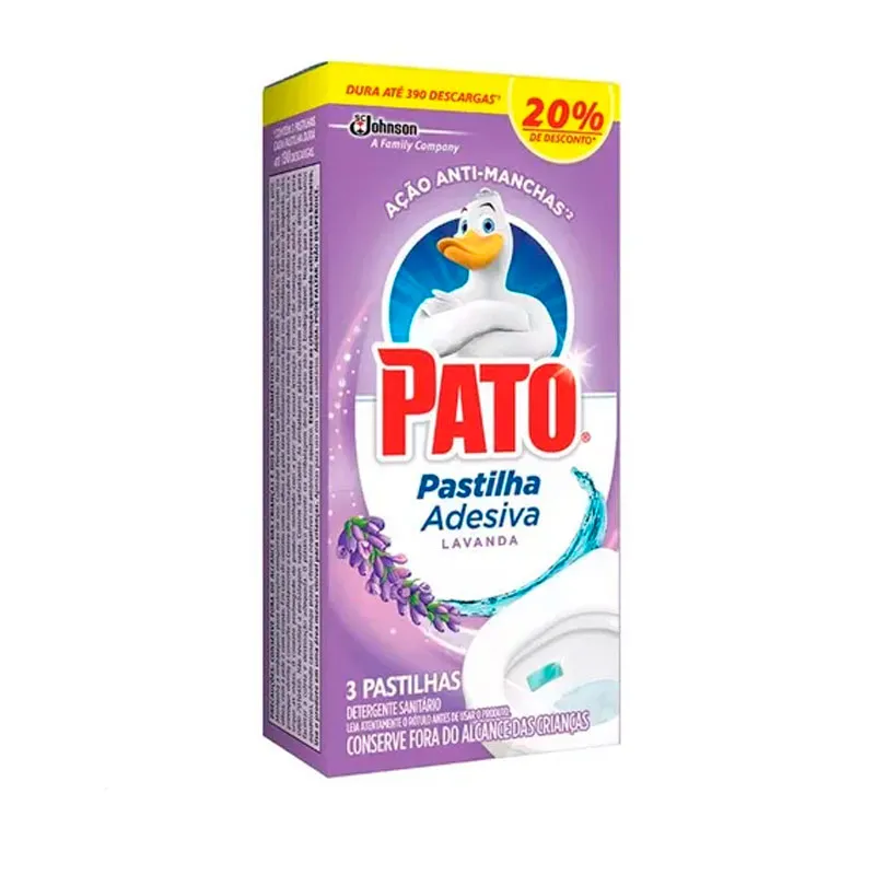 Pastilha adesiva lavanda 3 unidades - Pato