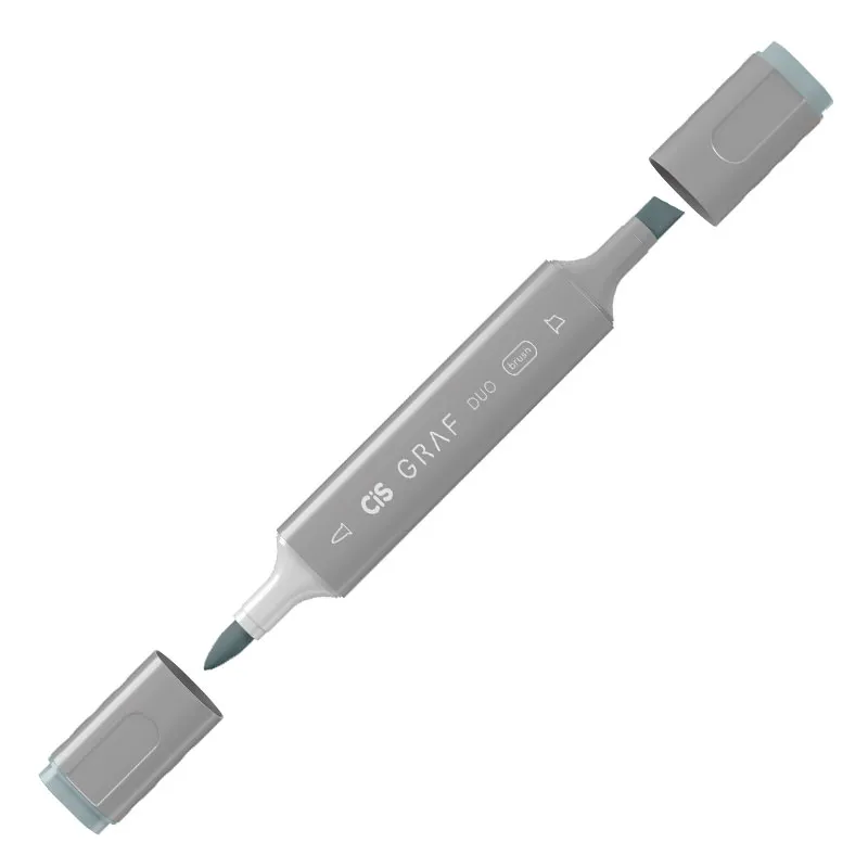Caneta marcador artistico Graf Duo Brush - (GG3) - Green Grey - Cis