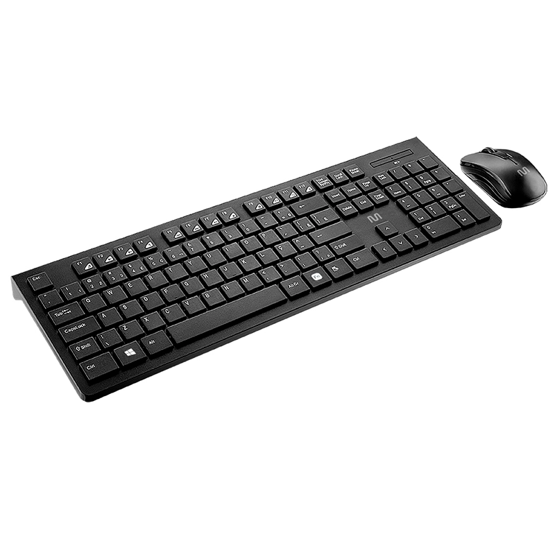 Teclado e mouse sem fio 2.4 USB Preto multimídia - TC212 - Multilaser