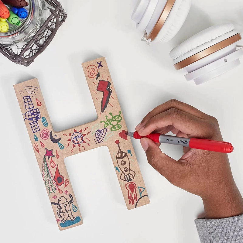 Pincel marcador permanente Marking Preto 971140 - Bic