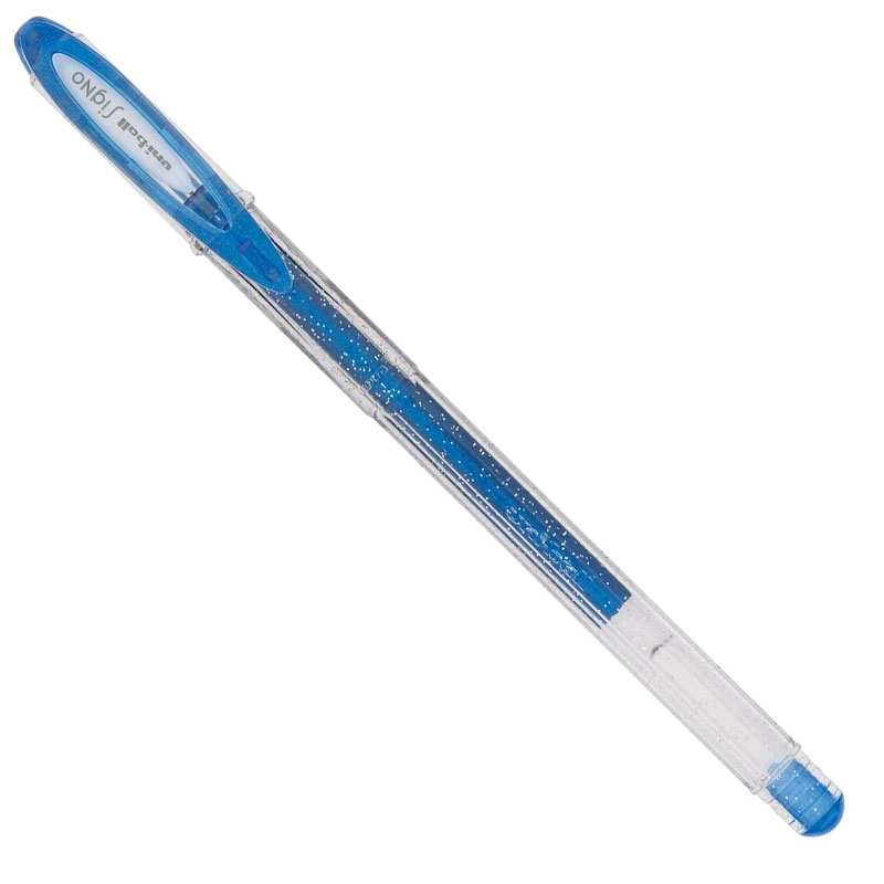 Caneta gel sparkling signo 0.7mm - UM-120SP - Azul - Uni-Ball