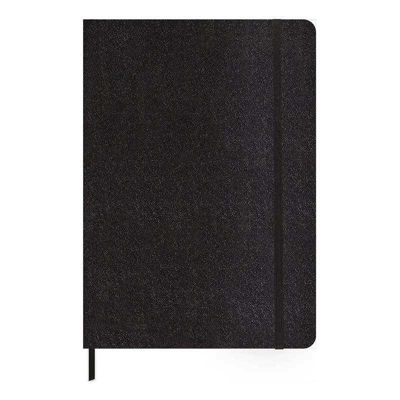 Caderneta capa dura sem pauta 1/8 Fitto 80 folhas Cambridge Preto - Tilibra