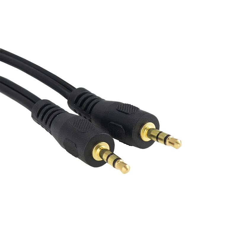 Cabo de áudio estéreo P2 para P2 1,2m -  TBlack