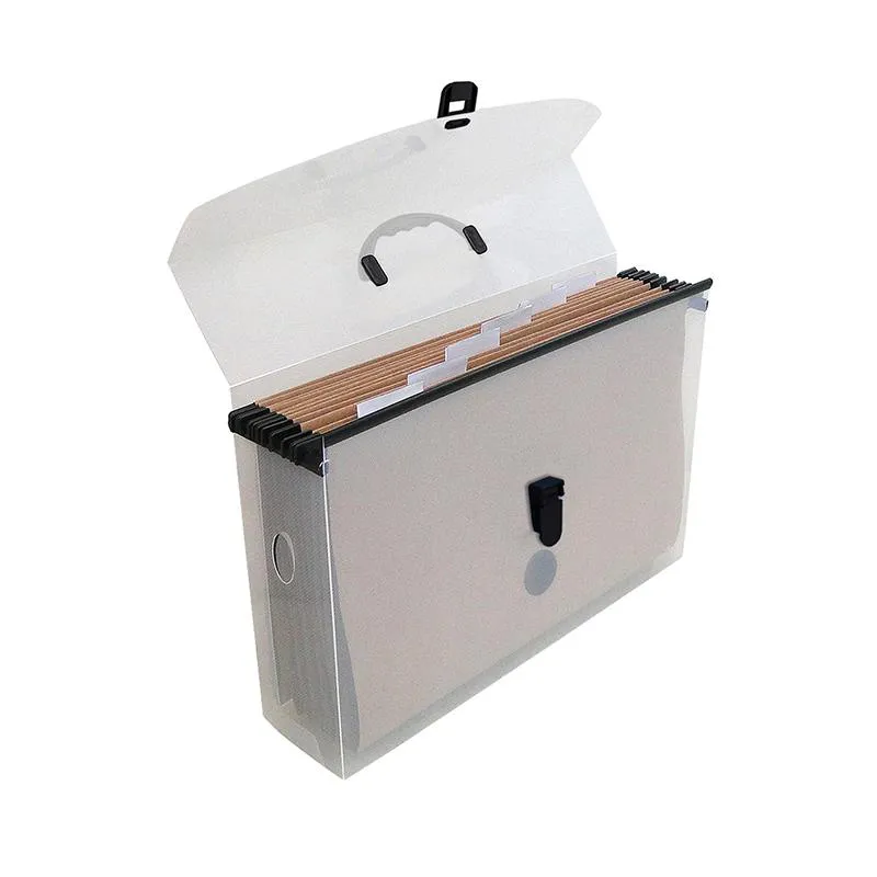 Maleta arquivo slim Dellosmile cristal 2160H 6 pastas susp Dello