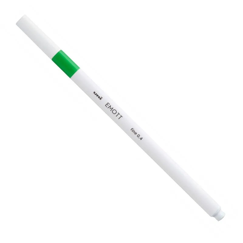 Caneta hidrográfica Emott fine 0.4mm PEMSY6 - Verde - Uni-ball