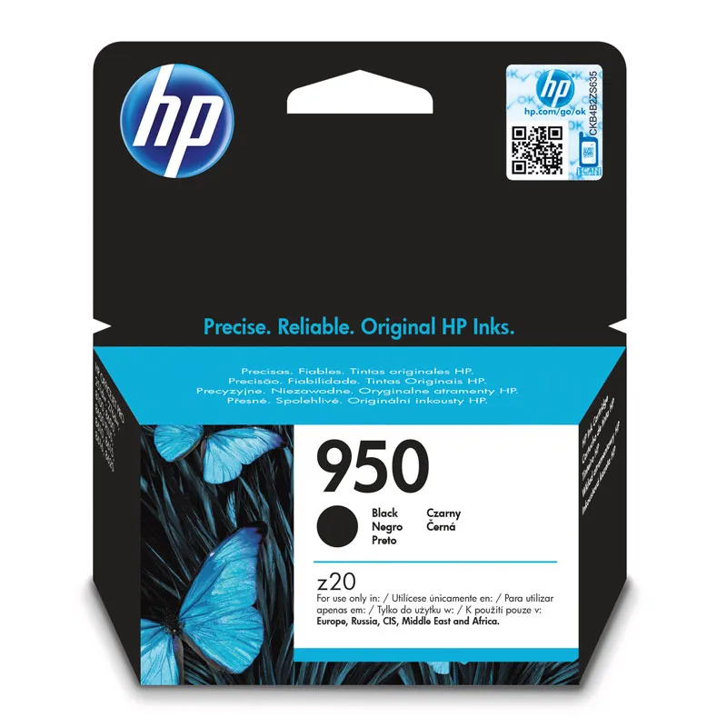 Cartucho HP 950 Original CN049A preto p/ Officejet Pro 8600, 8600 Plus, 8610, 8620