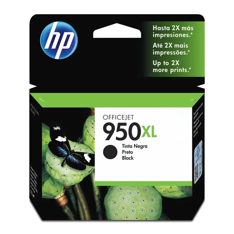 Cartucho HP 950XL Original CN045AB preto p/ Officejet Pro 8600, 8600 Plus, 8610, 8620