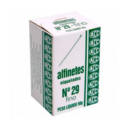 Alfinete NR 29 - com 50g - ACC