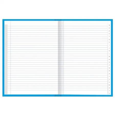 Caderno brochura capa dura 1/4 com índice 96 folhas D Mais - Tilibra