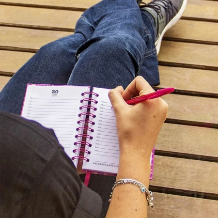 Caneta esferográfica Shimmers Fashion 1.2 AZ/VD/RX/RS com 4 unidades - Bic