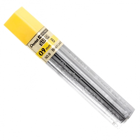 Grafite 0.9mm B - tubo com 12 unidades - Pentel