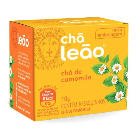 Chá de camomila - com 10 unidades - Leão Fuze
