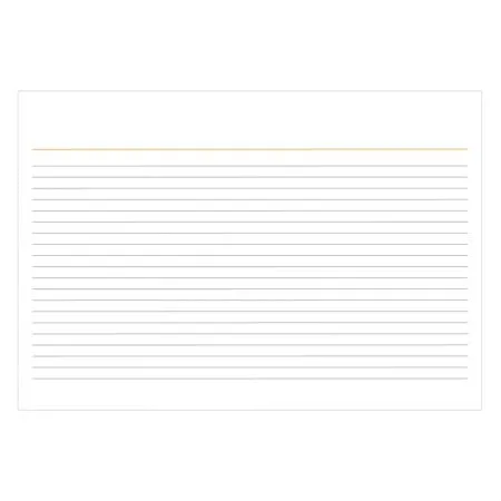 Ficha pautada 5X8 pacote com 100 folhas - Tilibra