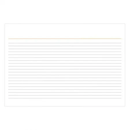 Ficha pautada 3x5 pacote com 100 folhas - Tilibra