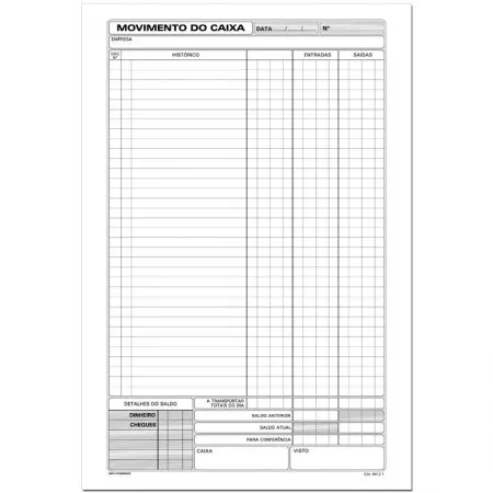 Movimento de caixa capa flexível 50X2 - São Domingos