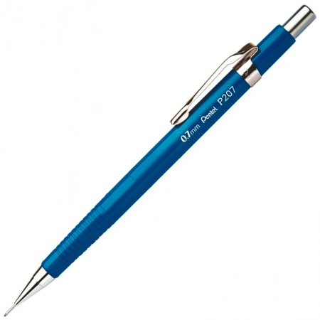 Lapiseira 0.7mm P207 - azul - Pentel