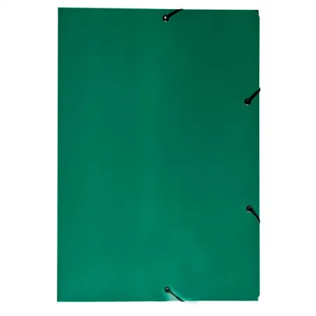 Pasta com aba elástico ofício - Duplex - verde - 0199.T - Dello