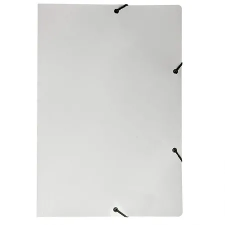 Pasta com aba elástico ofício - Duplex - branco - 0199.E - Dello