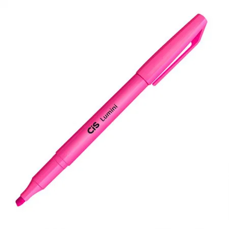 Pincel marca texto Lumini - Rosa - Cis