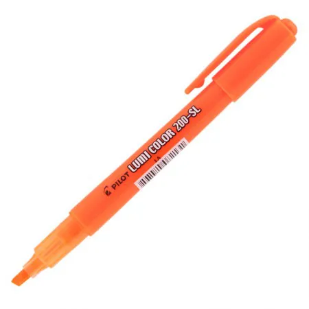 Pincel marca texto 200-SL Lumi Color - Laranja - Pilot