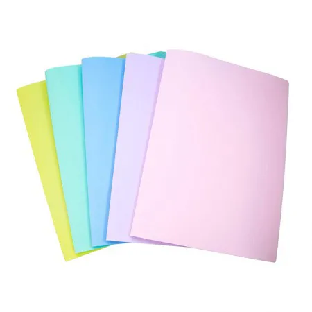 Pasta plástica com grampo ofício - Linho Serena - lilás pastel - 0295.LP - Dello