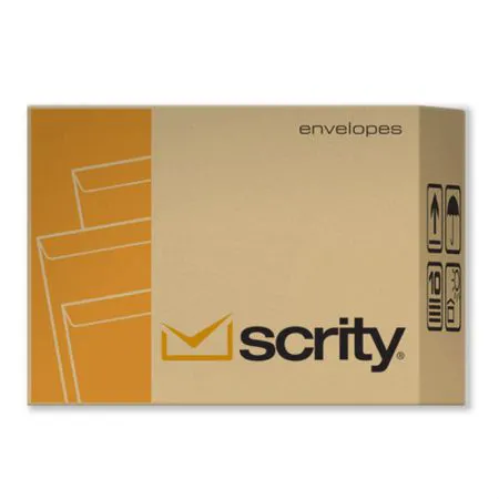 Envelope saco Kraft SKN025 176x250mm caixa com 250 unidades - Scrity