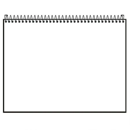 Caderno espiral alto desenho Sketchbook Académie 50 folhas - Tilibra