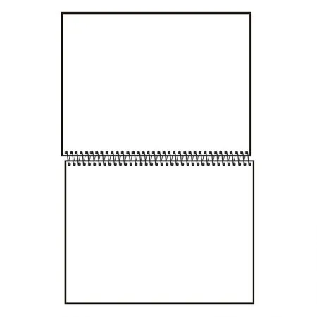 Caderno espiral alto desenho Sketchbook Académie 50 folhas - Tilibra