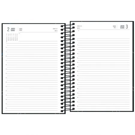 Agenda executiva espiral diária 1/4 Spot 187x129mm 2026 - Tilibra