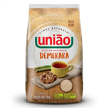 Açúcar demerara naturale 1kg - União