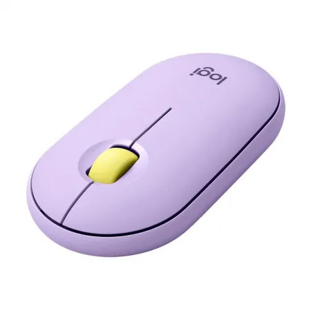 Mouse sem fio óptico Pebble Lilás M350 - Logitech