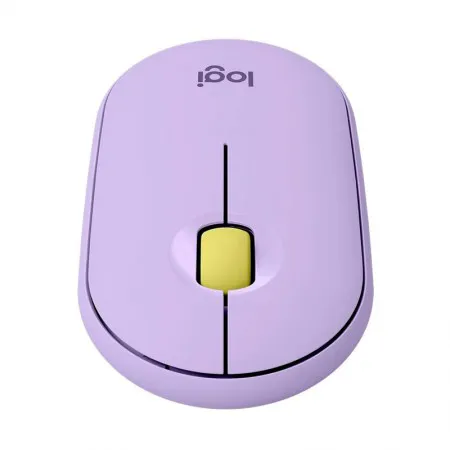 Mouse sem fio óptico Pebble Lilás M350 - Logitech