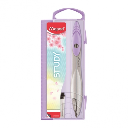 Compasso Metal Study Pastel sem tira linha 194510 - Maped