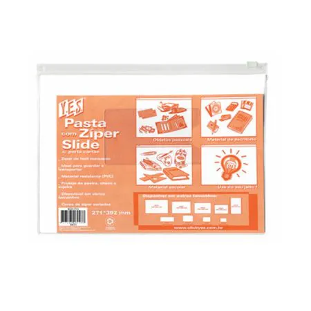 Pasta com zíper - 395x290mm - DZ31 - Yes