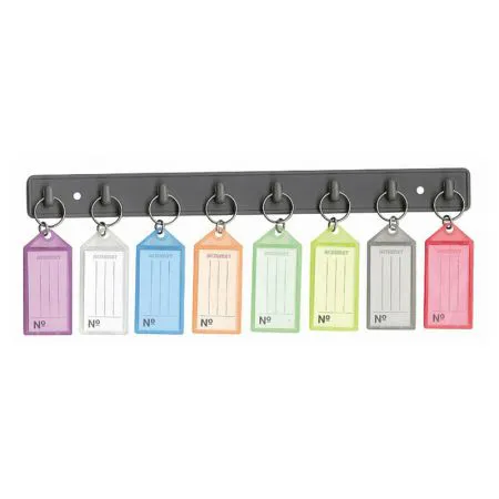 Organizador de chaves 8 chaveiros 12 etiquetas - 143 - Acrimet