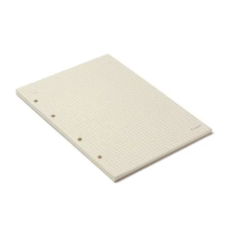 Bloco refil médio criativo argolado Pólen quadriculado 40 folhas - Cicero